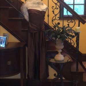 Silk formal gown